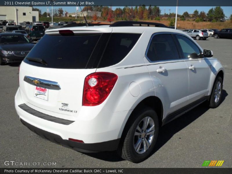 Summit White / Jet Black 2011 Chevrolet Equinox LT