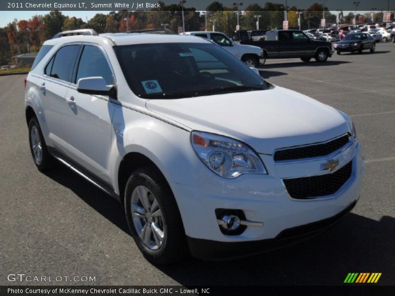 Summit White / Jet Black 2011 Chevrolet Equinox LT