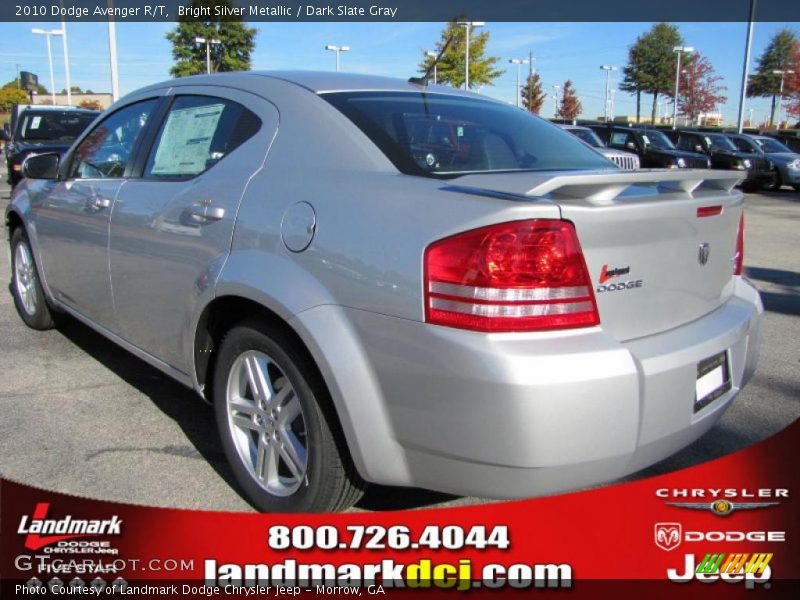 Bright Silver Metallic / Dark Slate Gray 2010 Dodge Avenger R/T