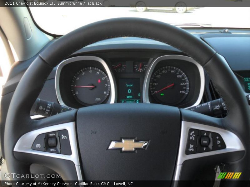Summit White / Jet Black 2011 Chevrolet Equinox LT
