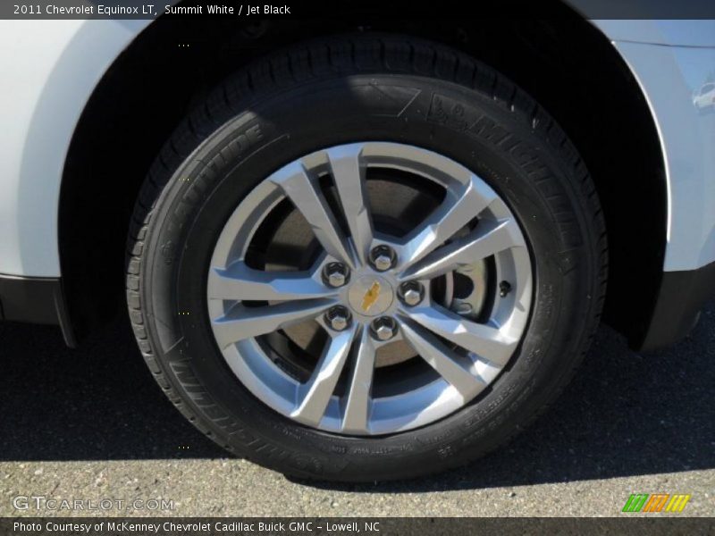 Summit White / Jet Black 2011 Chevrolet Equinox LT