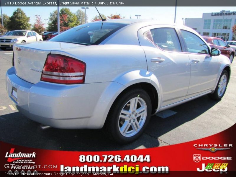 Bright Silver Metallic / Dark Slate Gray 2010 Dodge Avenger Express