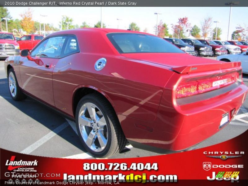 Inferno Red Crystal Pearl / Dark Slate Gray 2010 Dodge Challenger R/T