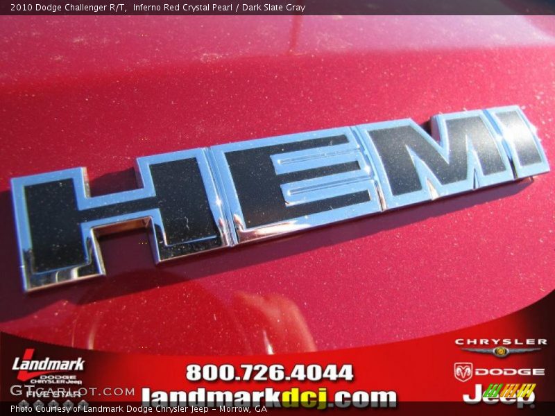Inferno Red Crystal Pearl / Dark Slate Gray 2010 Dodge Challenger R/T