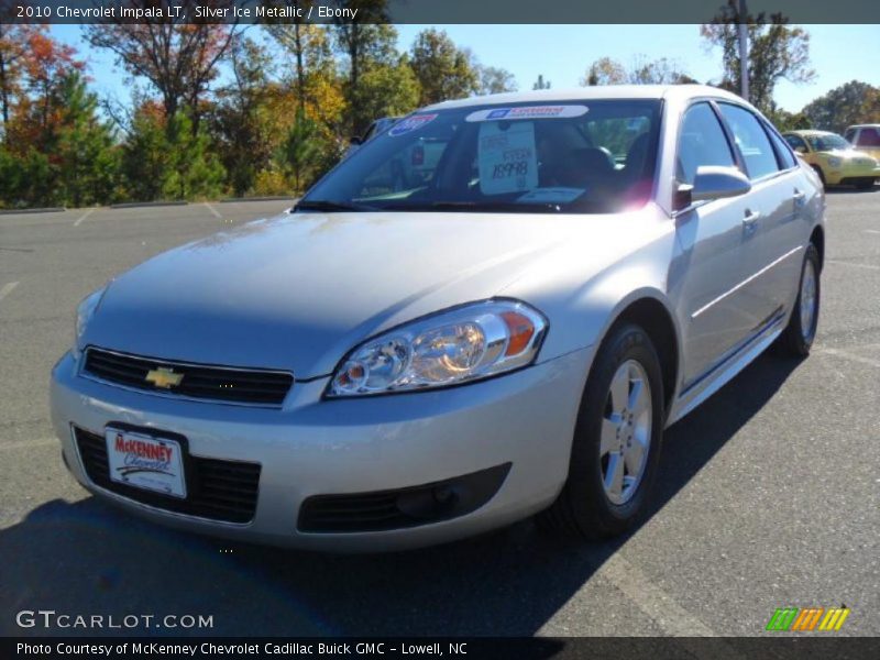 Silver Ice Metallic / Ebony 2010 Chevrolet Impala LT