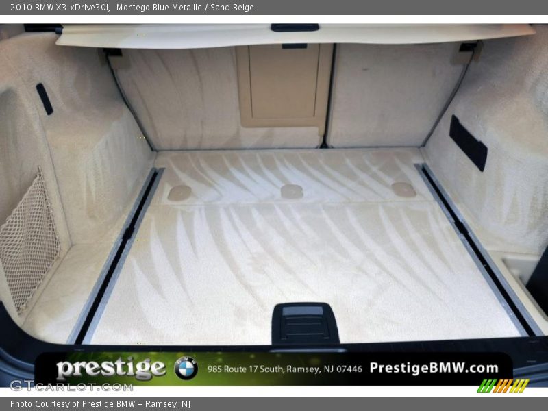 Montego Blue Metallic / Sand Beige 2010 BMW X3 xDrive30i