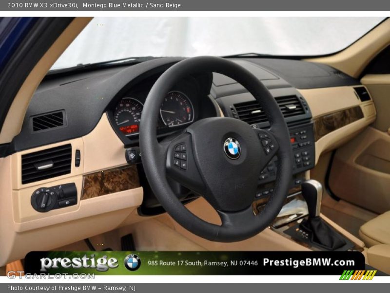 Montego Blue Metallic / Sand Beige 2010 BMW X3 xDrive30i