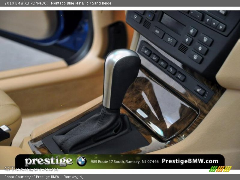 Montego Blue Metallic / Sand Beige 2010 BMW X3 xDrive30i