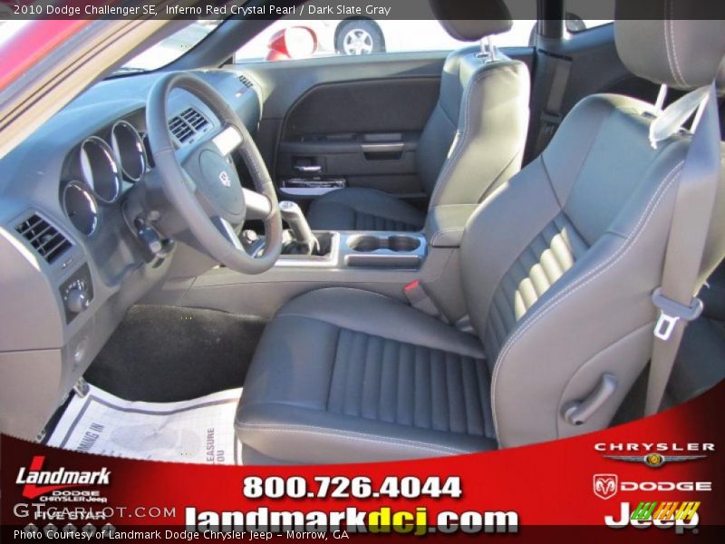 Inferno Red Crystal Pearl / Dark Slate Gray 2010 Dodge Challenger SE