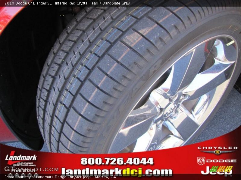 Inferno Red Crystal Pearl / Dark Slate Gray 2010 Dodge Challenger SE