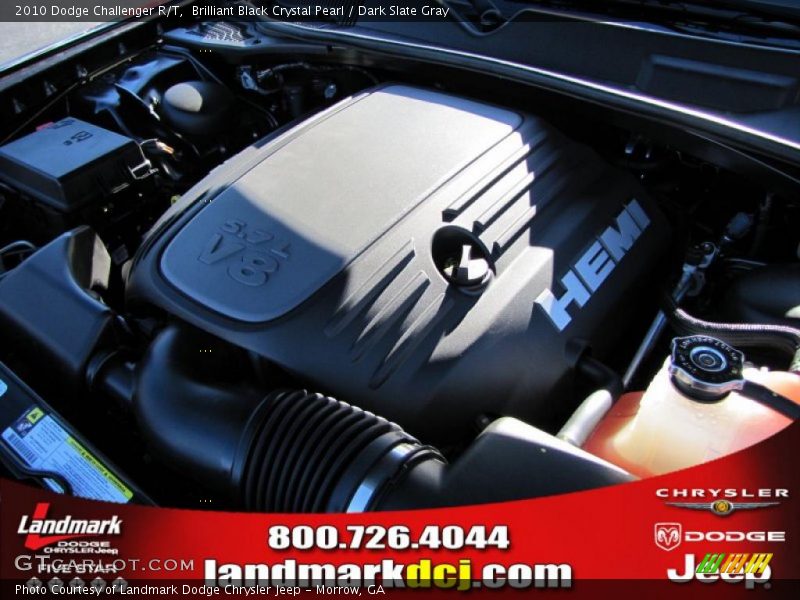 Brilliant Black Crystal Pearl / Dark Slate Gray 2010 Dodge Challenger R/T