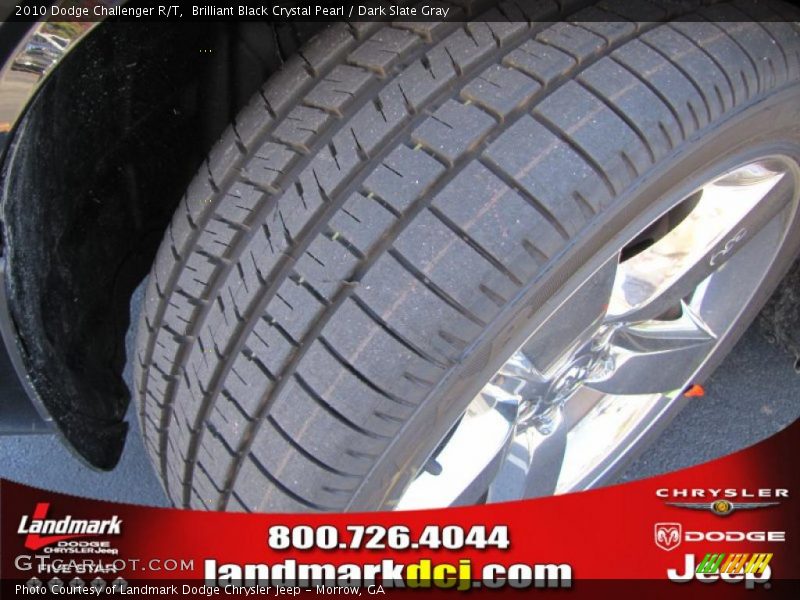 Brilliant Black Crystal Pearl / Dark Slate Gray 2010 Dodge Challenger R/T