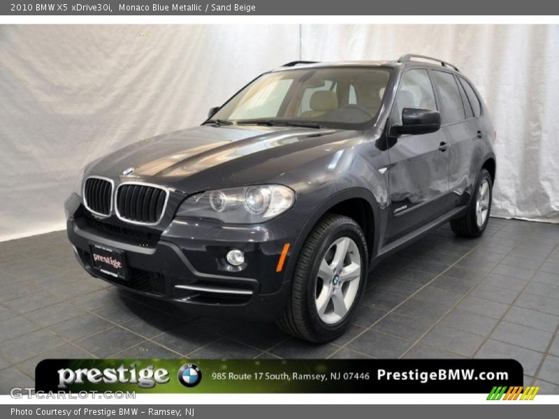 Monaco Blue Metallic / Sand Beige 2010 BMW X5 xDrive30i