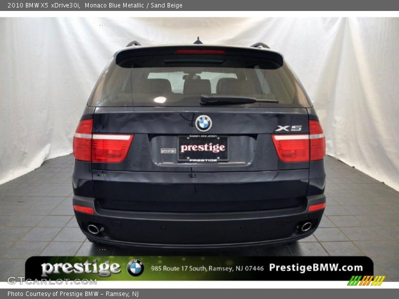 Monaco Blue Metallic / Sand Beige 2010 BMW X5 xDrive30i