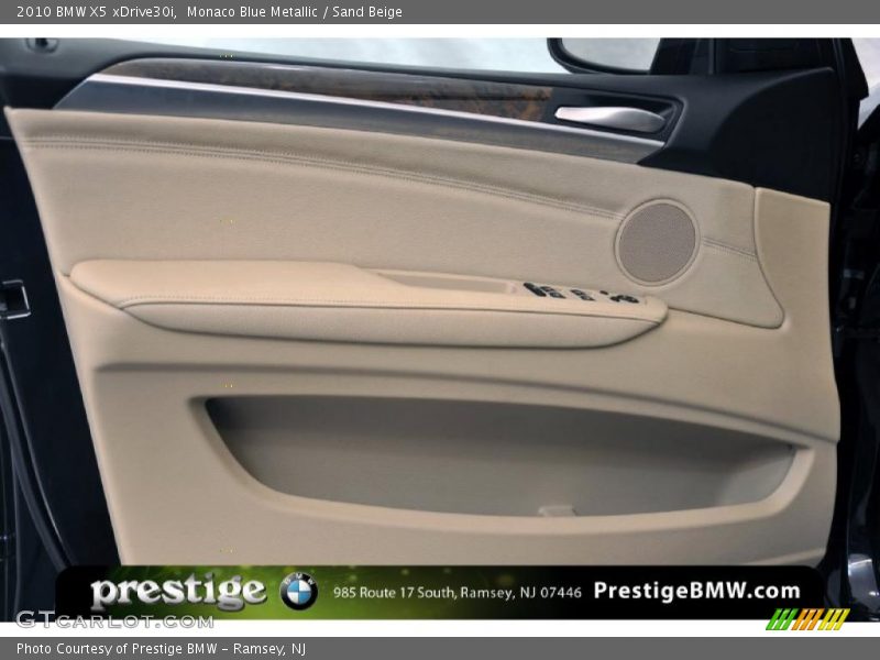 Monaco Blue Metallic / Sand Beige 2010 BMW X5 xDrive30i