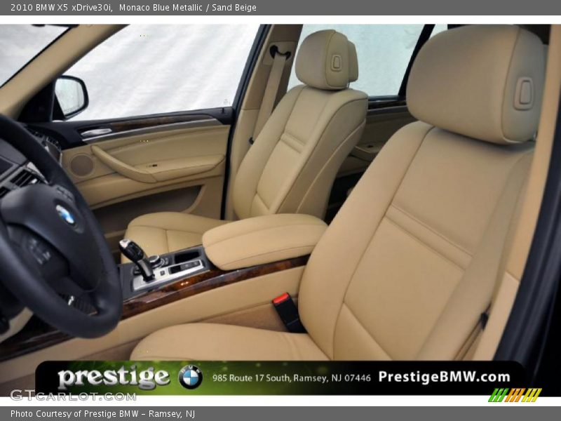 Monaco Blue Metallic / Sand Beige 2010 BMW X5 xDrive30i