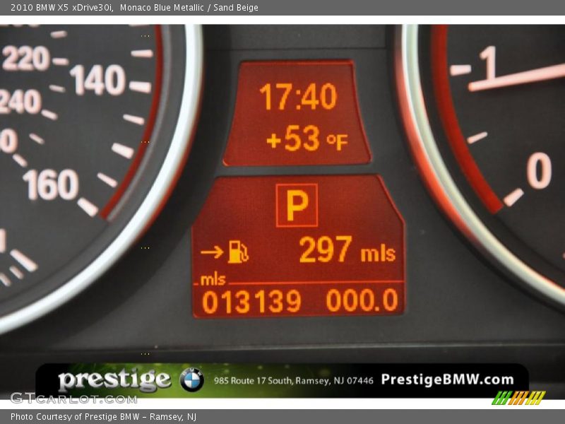 Monaco Blue Metallic / Sand Beige 2010 BMW X5 xDrive30i