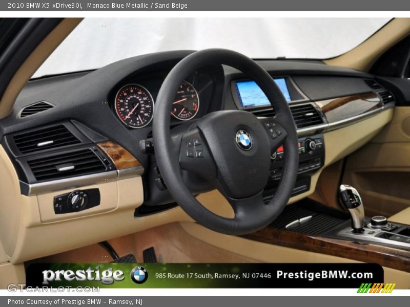Monaco Blue Metallic / Sand Beige 2010 BMW X5 xDrive30i