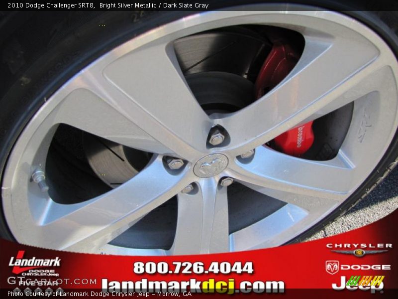 Bright Silver Metallic / Dark Slate Gray 2010 Dodge Challenger SRT8