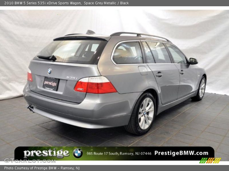 Space Grey Metallic / Black 2010 BMW 5 Series 535i xDrive Sports Wagon