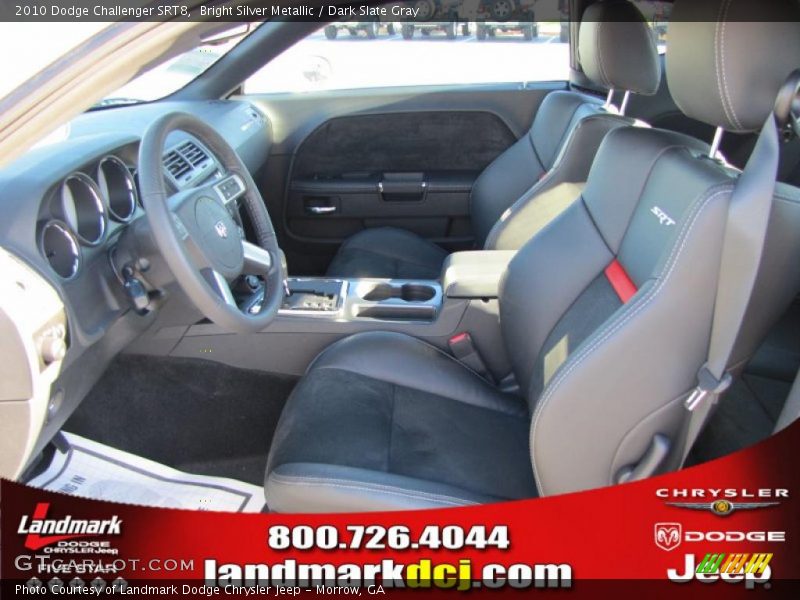 Bright Silver Metallic / Dark Slate Gray 2010 Dodge Challenger SRT8