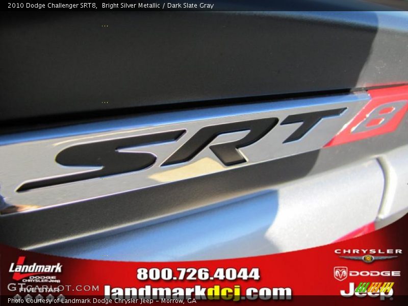Bright Silver Metallic / Dark Slate Gray 2010 Dodge Challenger SRT8
