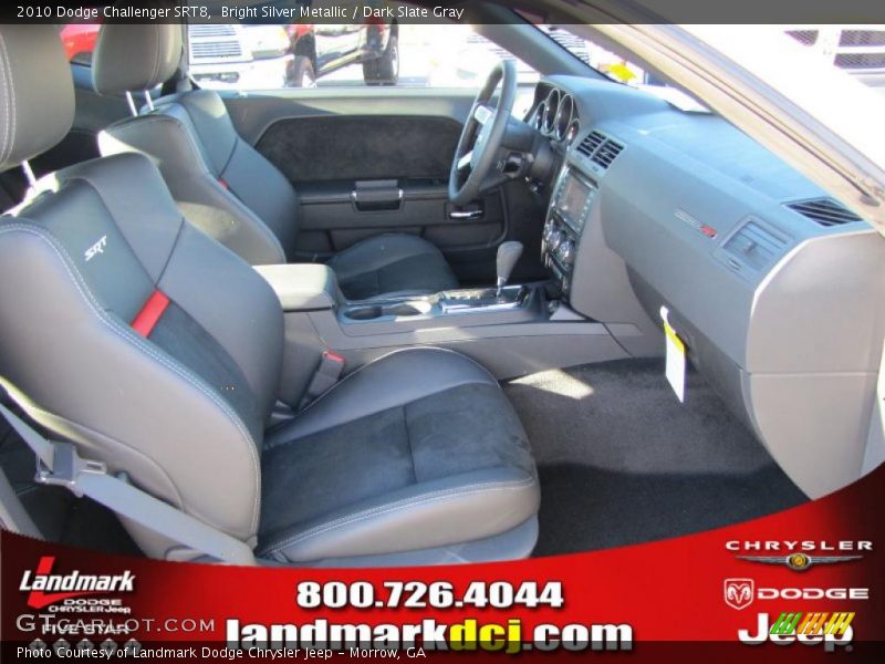 Bright Silver Metallic / Dark Slate Gray 2010 Dodge Challenger SRT8