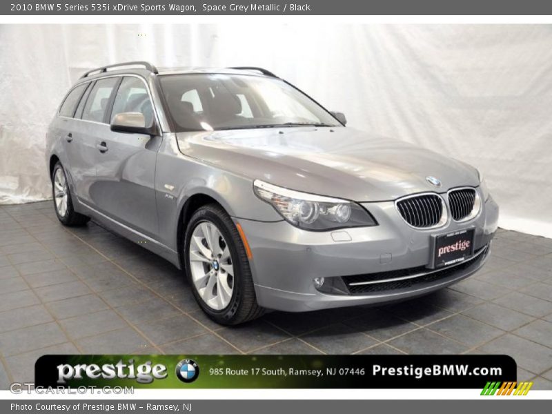 Space Grey Metallic / Black 2010 BMW 5 Series 535i xDrive Sports Wagon