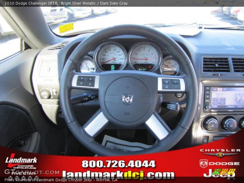 Bright Silver Metallic / Dark Slate Gray 2010 Dodge Challenger SRT8