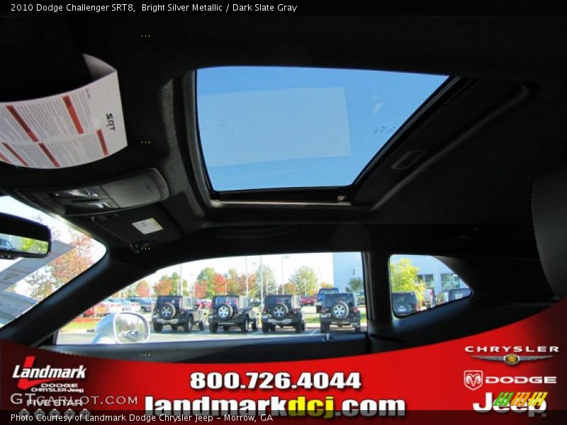 Bright Silver Metallic / Dark Slate Gray 2010 Dodge Challenger SRT8