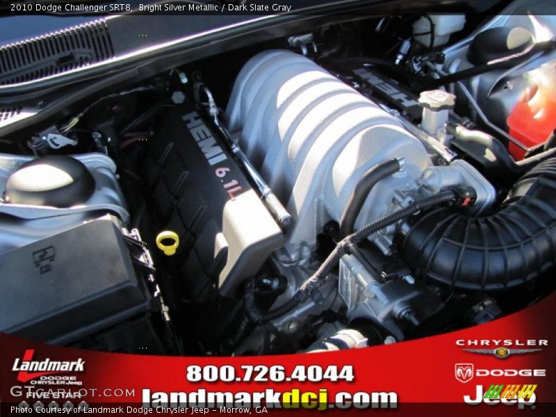 Bright Silver Metallic / Dark Slate Gray 2010 Dodge Challenger SRT8