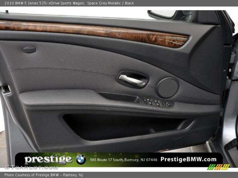 Space Grey Metallic / Black 2010 BMW 5 Series 535i xDrive Sports Wagon
