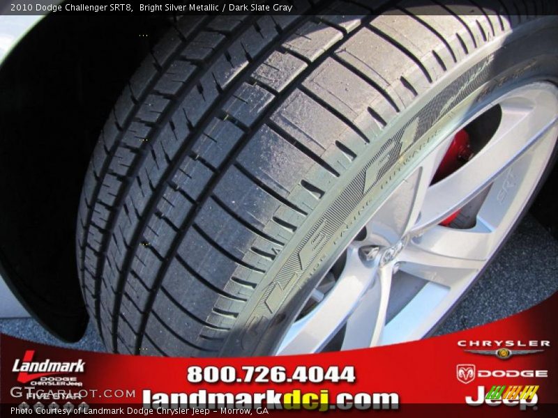 Bright Silver Metallic / Dark Slate Gray 2010 Dodge Challenger SRT8