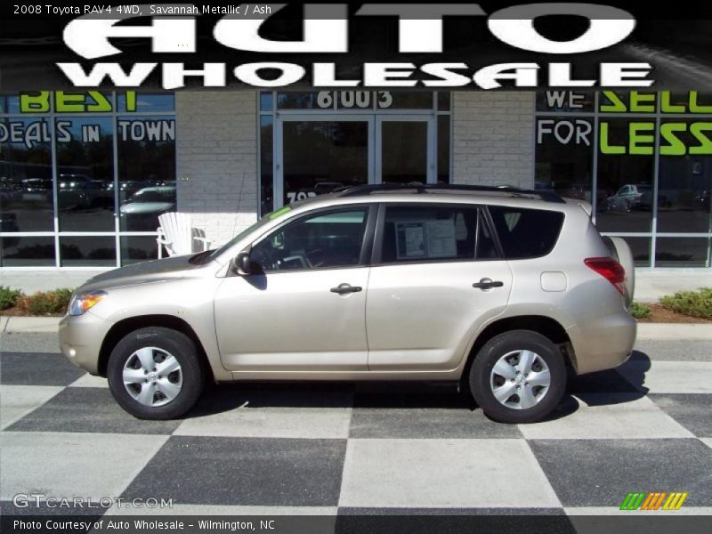 Savannah Metallic / Ash 2008 Toyota RAV4 4WD
