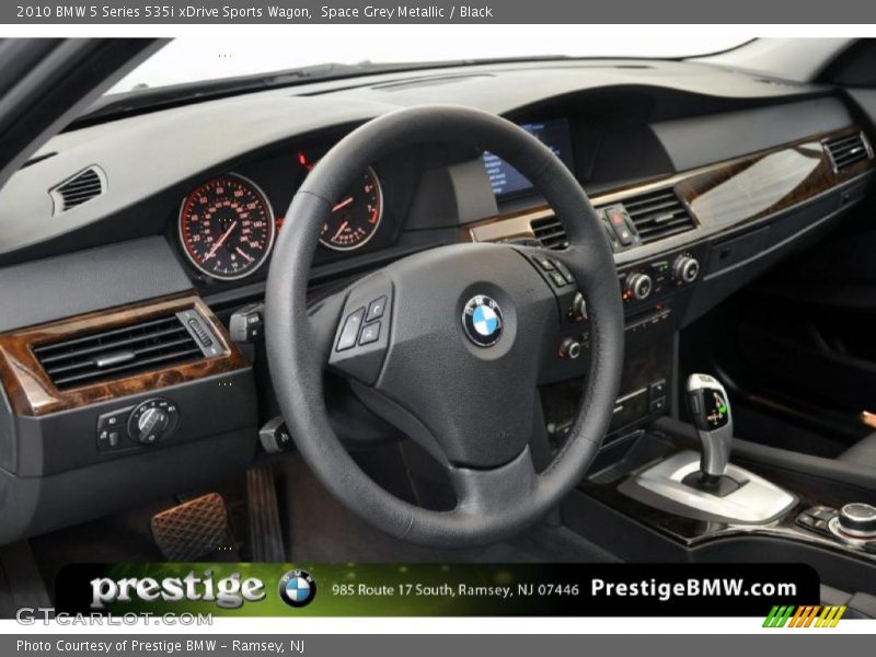 Space Grey Metallic / Black 2010 BMW 5 Series 535i xDrive Sports Wagon