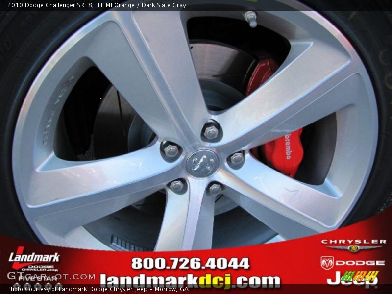 HEMI Orange / Dark Slate Gray 2010 Dodge Challenger SRT8