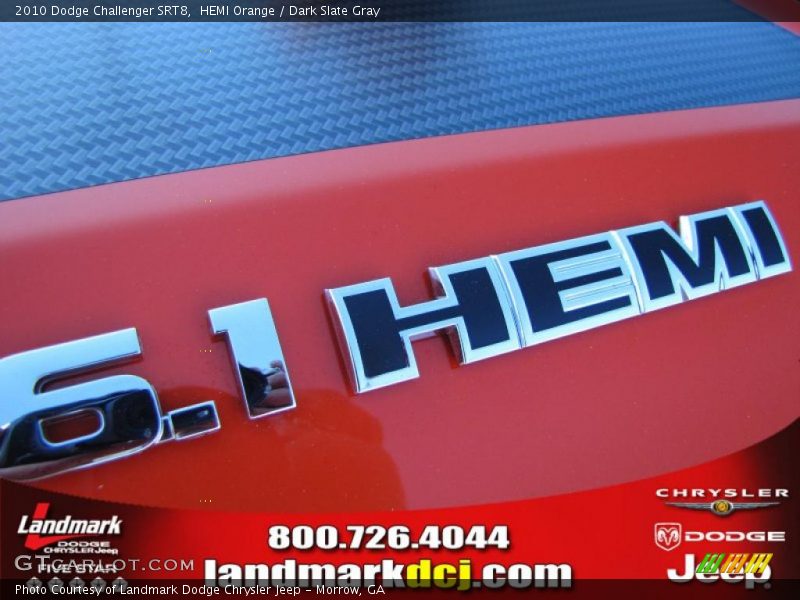 HEMI Orange / Dark Slate Gray 2010 Dodge Challenger SRT8