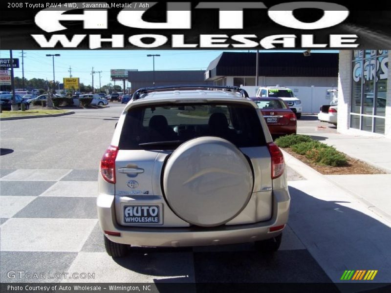 Savannah Metallic / Ash 2008 Toyota RAV4 4WD
