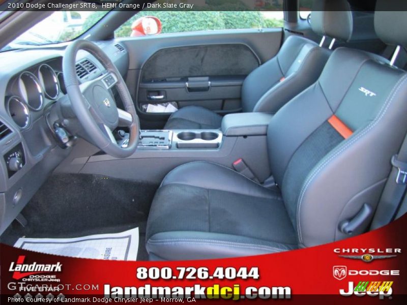 HEMI Orange / Dark Slate Gray 2010 Dodge Challenger SRT8