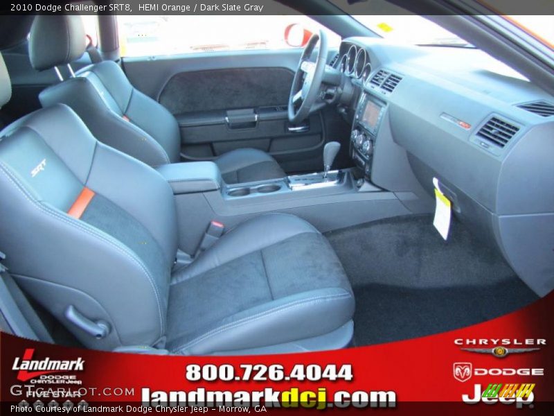 HEMI Orange / Dark Slate Gray 2010 Dodge Challenger SRT8