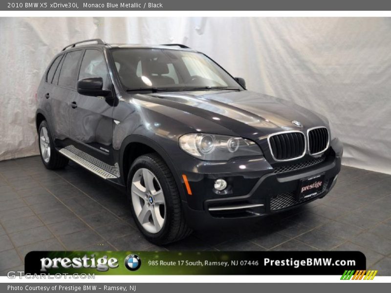 Monaco Blue Metallic / Black 2010 BMW X5 xDrive30i