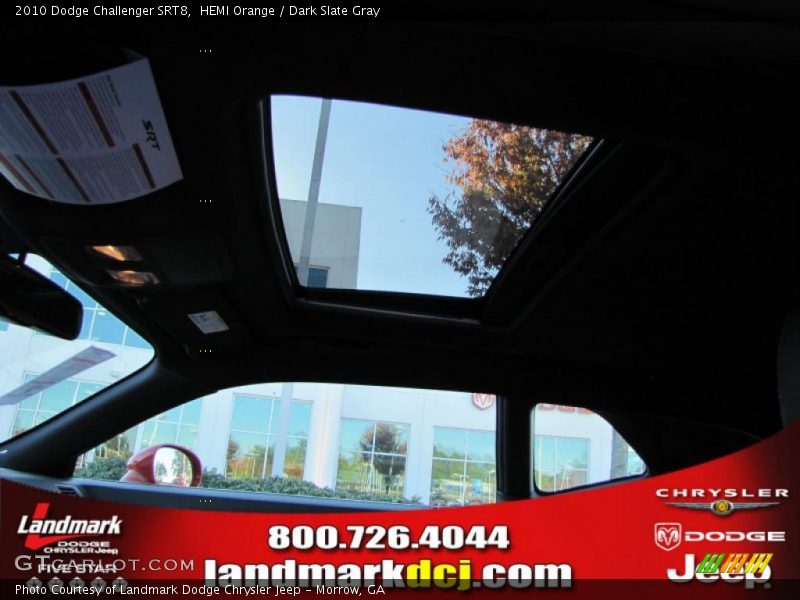 HEMI Orange / Dark Slate Gray 2010 Dodge Challenger SRT8