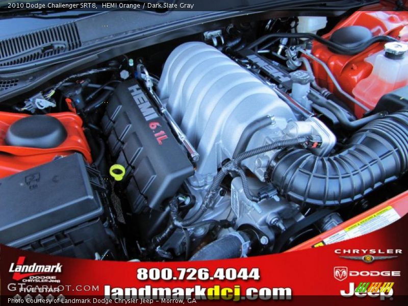 HEMI Orange / Dark Slate Gray 2010 Dodge Challenger SRT8