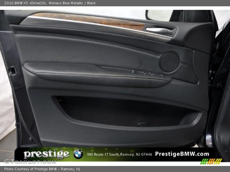 Monaco Blue Metallic / Black 2010 BMW X5 xDrive30i