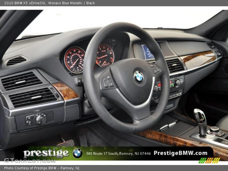 Monaco Blue Metallic / Black 2010 BMW X5 xDrive30i