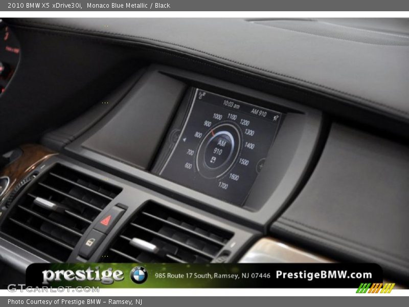 Monaco Blue Metallic / Black 2010 BMW X5 xDrive30i