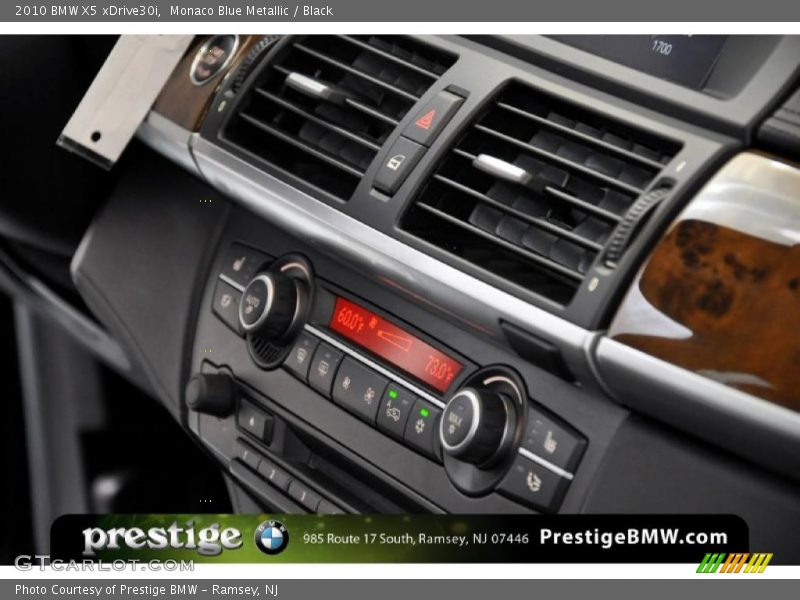 Monaco Blue Metallic / Black 2010 BMW X5 xDrive30i