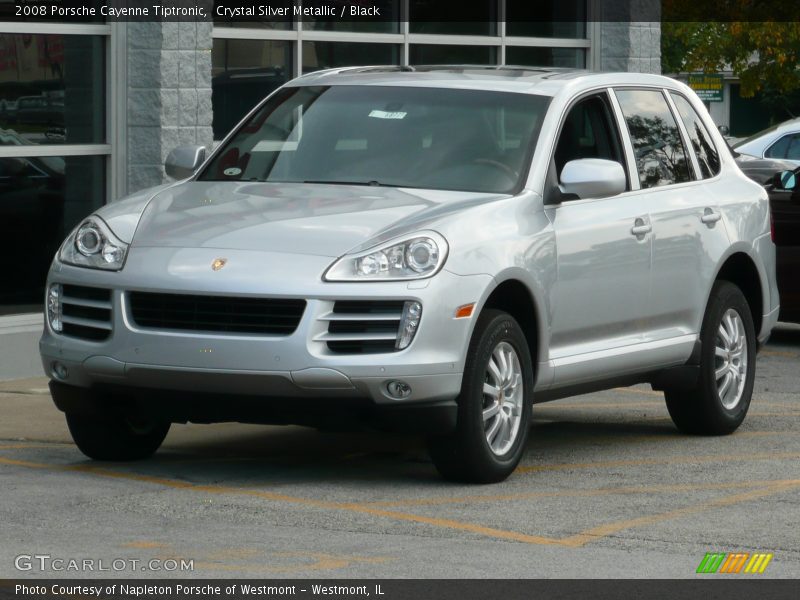 Crystal Silver Metallic / Black 2008 Porsche Cayenne Tiptronic