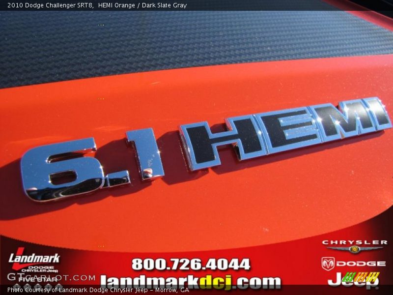 HEMI Orange / Dark Slate Gray 2010 Dodge Challenger SRT8