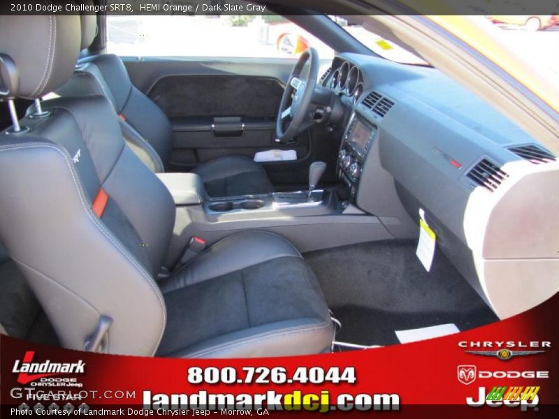 HEMI Orange / Dark Slate Gray 2010 Dodge Challenger SRT8